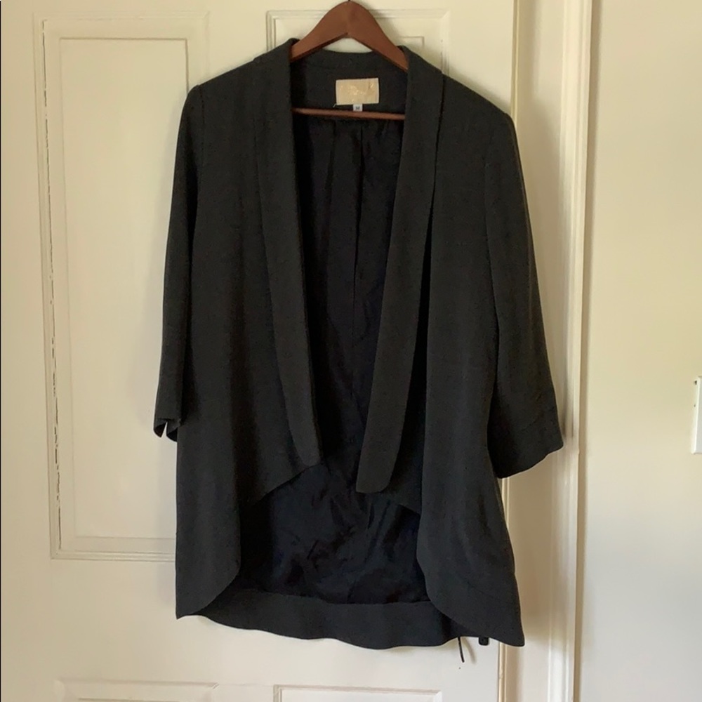 Alberto Makali High Low Casual Blazer
